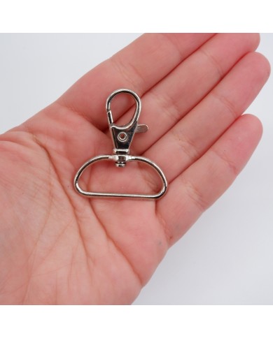 Papağan Yandan Yaylı Metal Nikel Gümüş 1 Çift