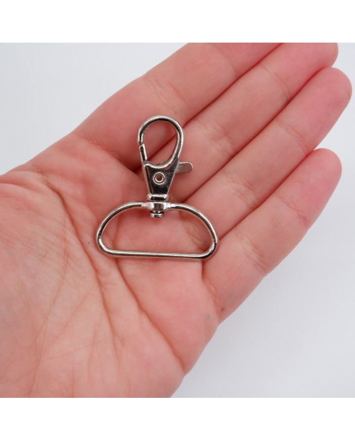 Papağan Yandan Yaylı Metal Nikel Gümüş 1 Çift