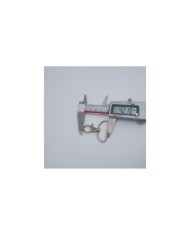 Papağan Yandan Yaylı Nikel Gümüş Metal 1 Çift