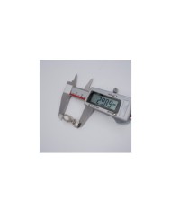 Papağan Yandan Yaylı Nikel Gümüş Metal 1 Çift