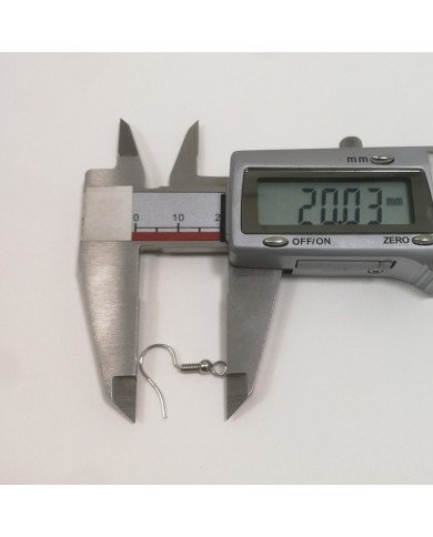 Küpe Kanca Klipsi Bakır 25 Çift