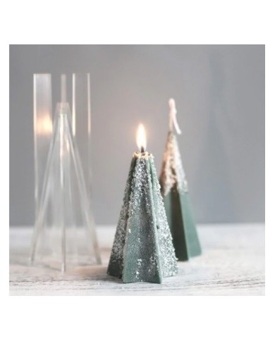 Yıldız Piramit Mum Mika Kalıbı