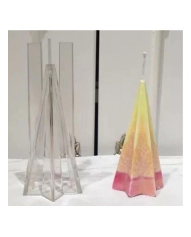 Yıldız Piramit Mum Mika Kalıbı