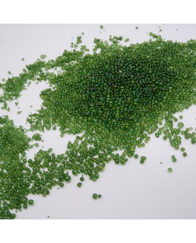 Yeşil Uçan Baloncuk Cam Boncuk Deliksiz 10 Gr