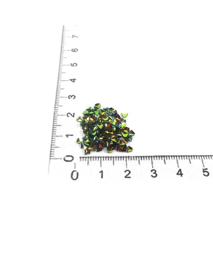 Üçgen Pul Kırığı - Parlak Yeşil 25 gr