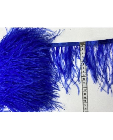 Deve Kuşu Tüyü Saks Mavi 10 Metre