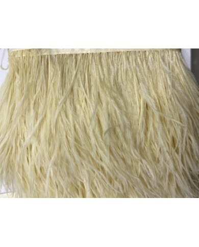 Deve Kuşu Tüyü Krem 10 Metre