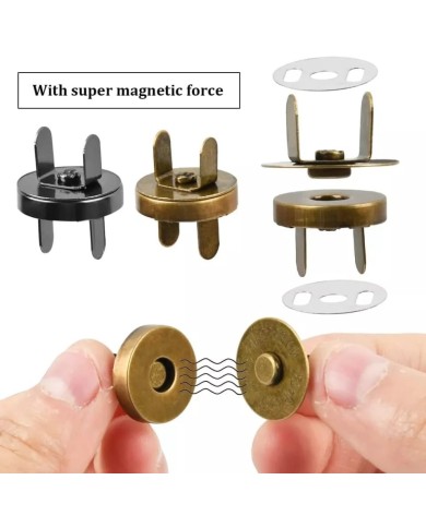 Mıknatıslı Çıt Çıt Gold-Nikel 1 Adet