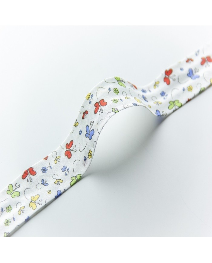 250 Metre Desenli Biye - 3 Cm Kelebek Koton Biye 2