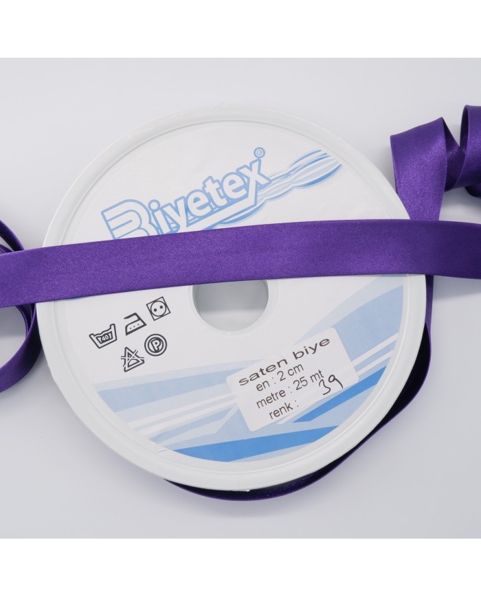 250 Metre - Saten Biye - 2 Cm Biyetex - No 039