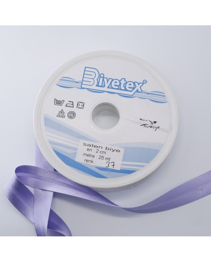 250 Metre - Saten Biye - 2 Cm Biyetex - No 037