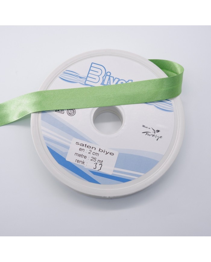 250 Metre - Saten Biye - 2 Cm Biyetex - No 033