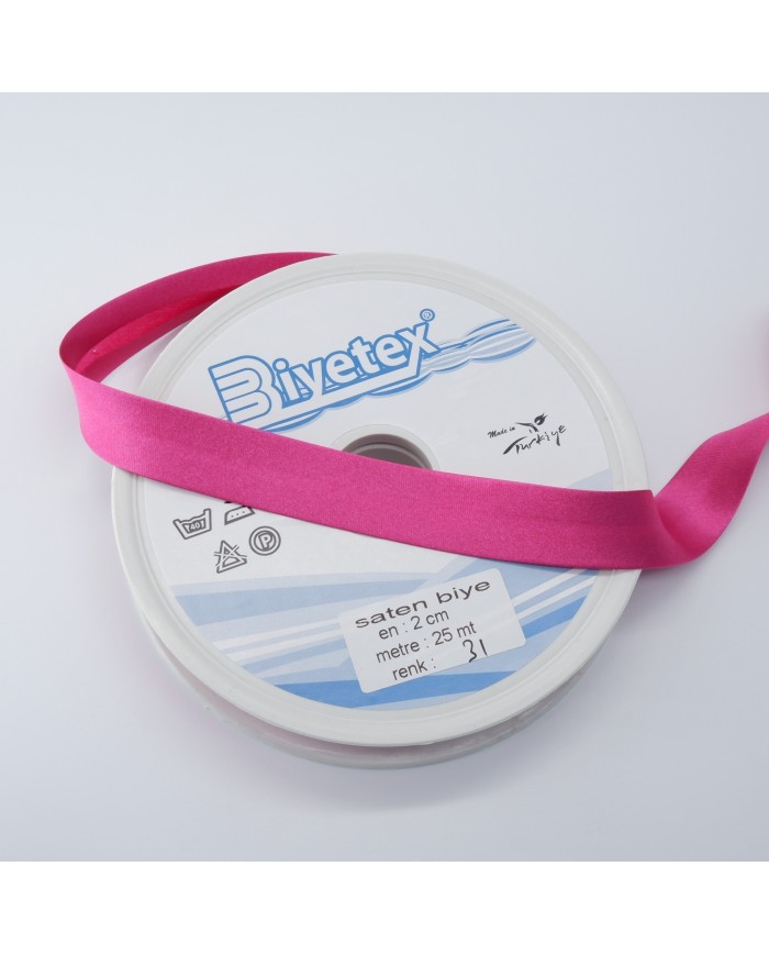 250 Metre - Saten Biye - 2 Cm Biyetex - No 031