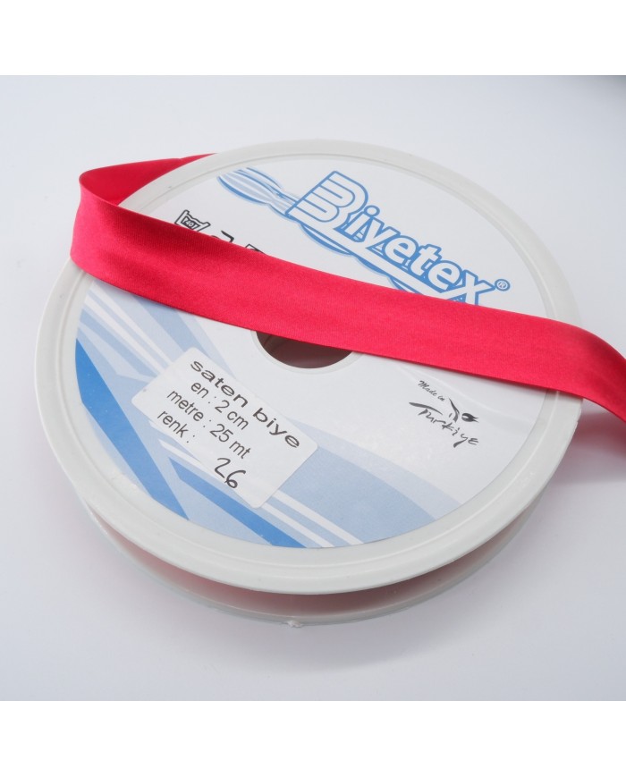 250 Metre - Saten Biye - 2 Cm Biyetex - No 026