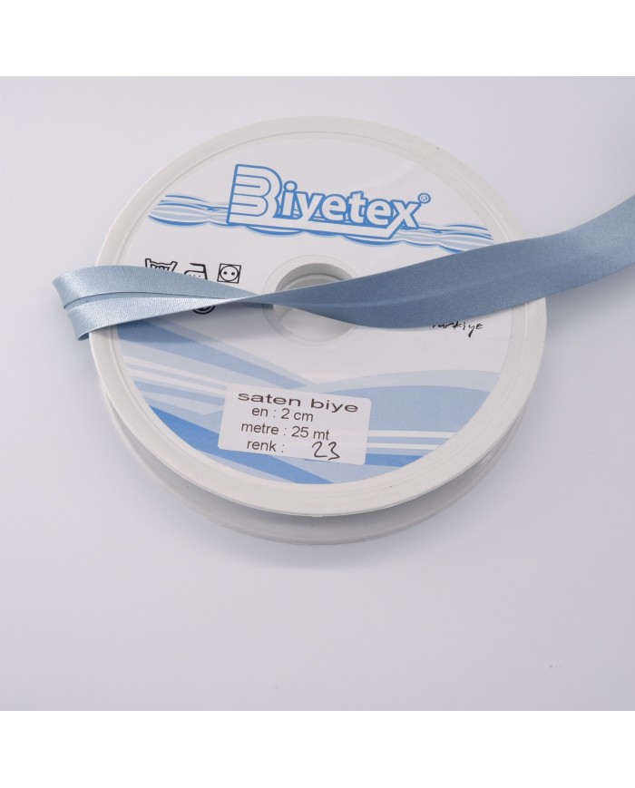 250 Metre - Saten Biye - 2 Cm Biyetex - No 023