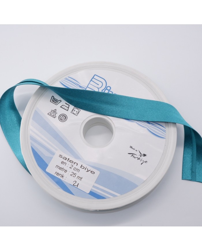 250 Metre - Saten Biye - 2 Cm Biyetex - No 021