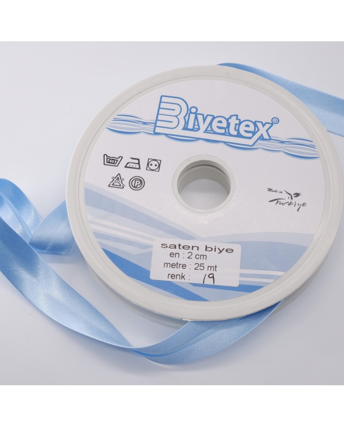 250 Metre - Saten Biye - 2 Cm Biyetex - No 019