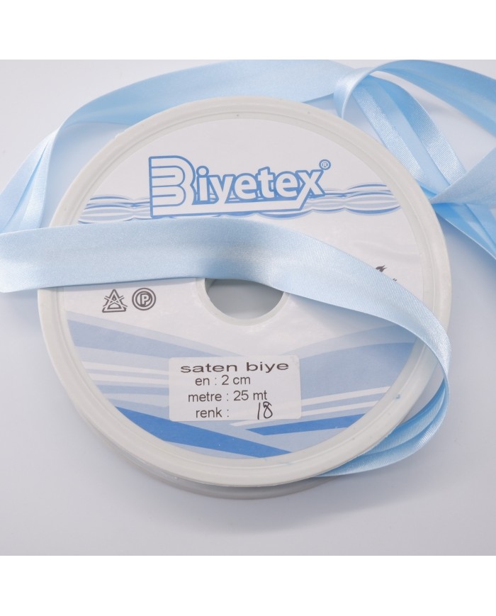 250 Metre - Saten Biye - 2 Cm Biyetex - No 018