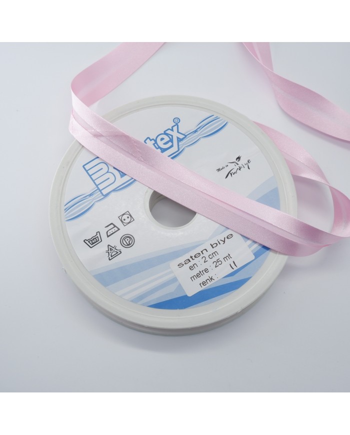 250 Metre - Saten Biye - 2 Cm Biyetex - No 011
