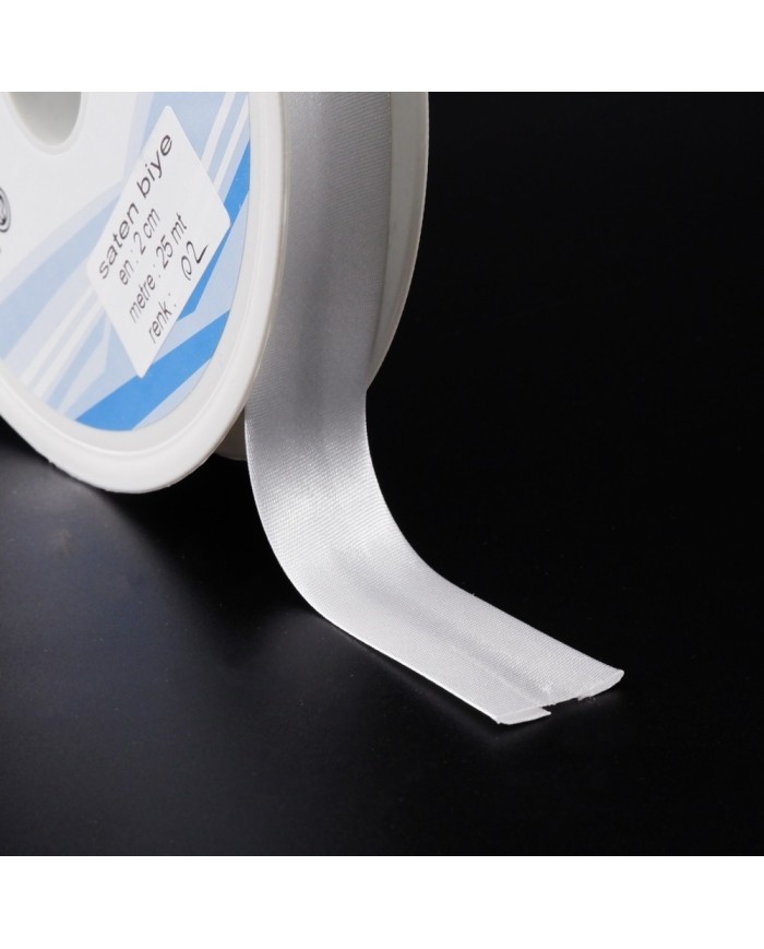 250 Metre - Saten Biye - 2 Cm Biyetex - No 002