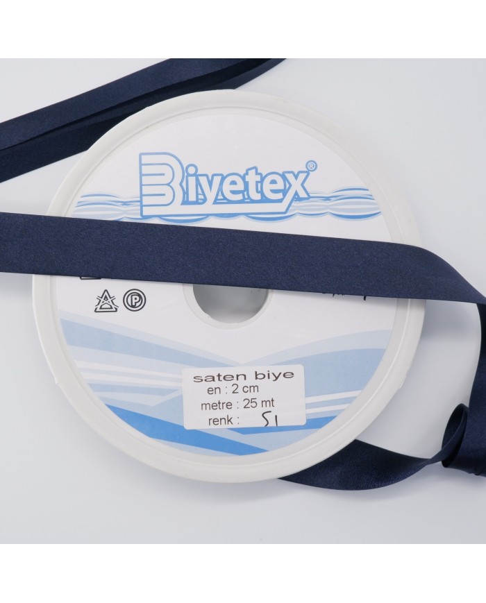 250 Metre - 2 Cm Biyetex Saten Biye - No 051
