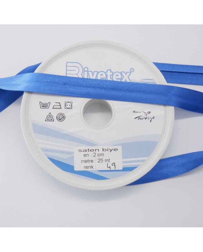 250 Metre - 2 Cm Biyetex Saten Biye - No 049