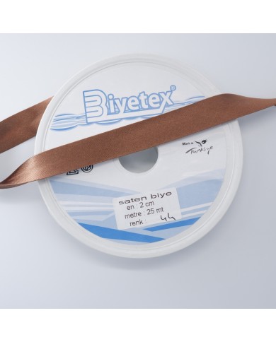 250 Metre - 2 Cm Biyetex Saten Biye - No 044
