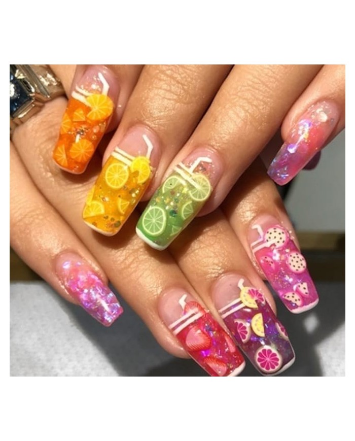 Fimo Çilek Epoksi Tırnak Pulu 5 Gr