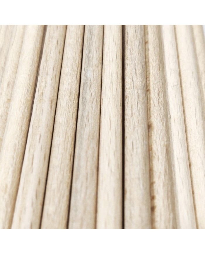50 Adet - Bambu çubuk - 5 mm x 16 cm ebatlarında