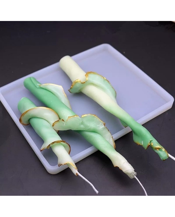 Tepsi Silikon Reçine ve Beton Kalıp - Dikdörtgen -Kod:207