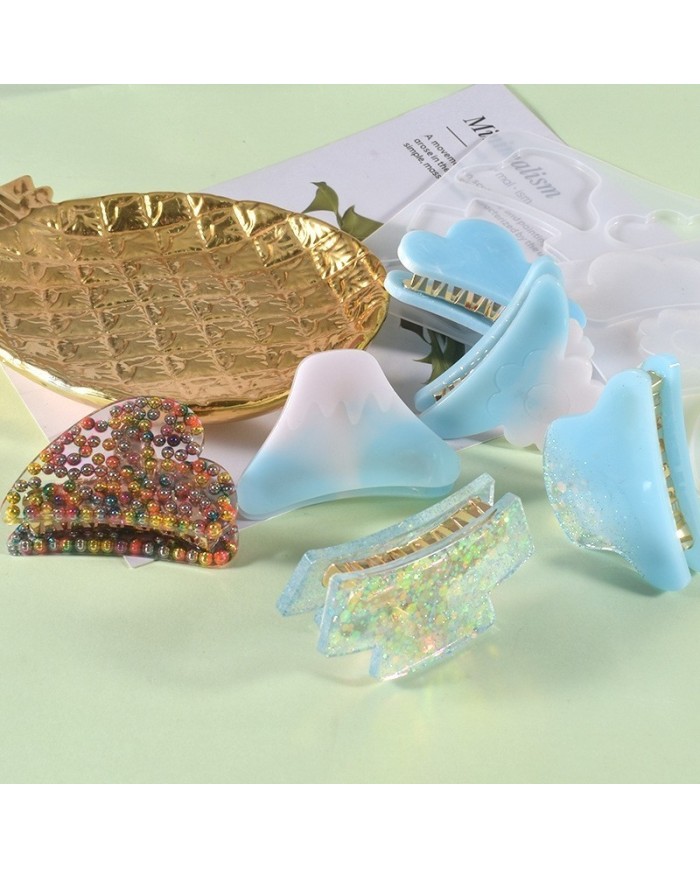 Timsah Ağızlı Epoksi Reçine Silikon 6 Tokalı Set- Kod:1033