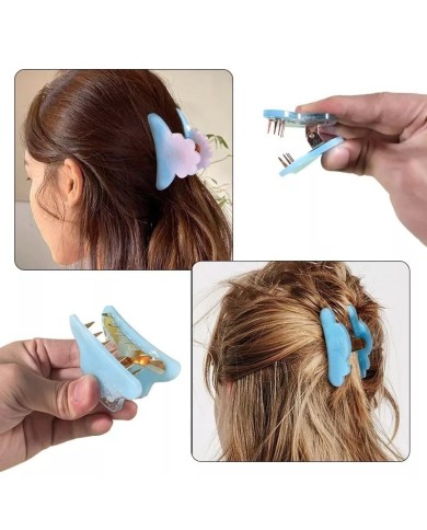 Timsah Ağızlı Epoksi Reçine Silikon 6 Tokalı Set- Kod:1033