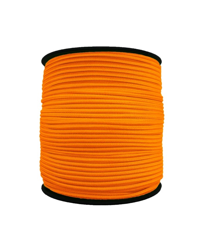 3 mm Yuvarlak Lastik-100 Metre Neon Turuncu Yuvarlak Lastik