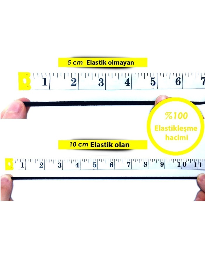 4mm Turuncu Bebe Lastik - 100 Metre