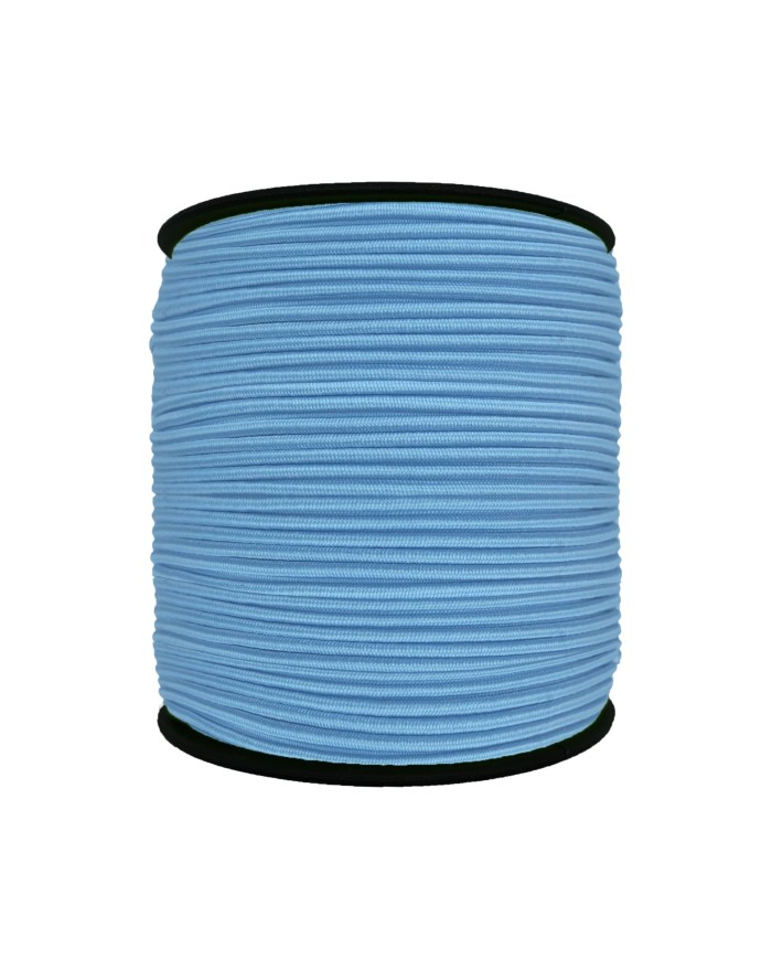 3 mm Yuvarlak Lastik-5 Metre Bebe Mavisi Yuvarlak Lastik