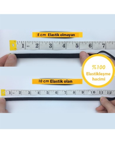 3 mm Yuvarlak Lastik-5 Metre Neon Turuncu Yuvarlak Lastik