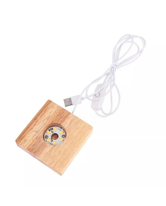 Led Kare Reçine Epoksi Lambası