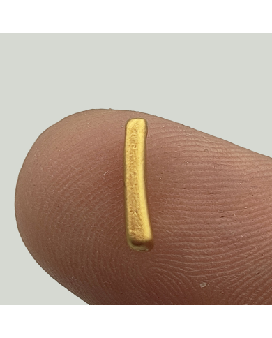 \\"I\\" Mini Harfler Lak Kaplama Gold 3 Adet