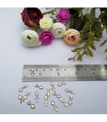 Pleksi, Takı ve Bijuteri Pulları Rose 5x13mm M 307 -100gr