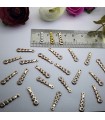 Pleksi,Bijuteri ve Oyalık Pullar  Rose 5x18mm M 351 -100gr