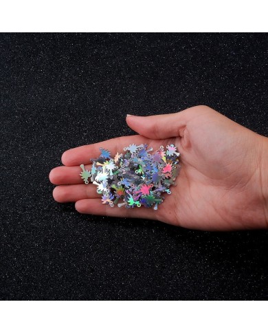 Palmiye Ağacı Pleksi Pul - 1kg - Hologram Palmiye Ağacı Pleksi Pul - 1kg - Hologram