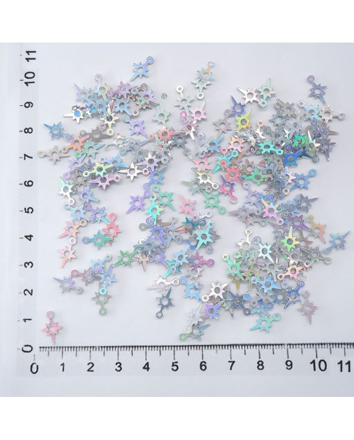 Kutup yıldızı Daire Desenli Pleksi Pul -1kg - Hologram