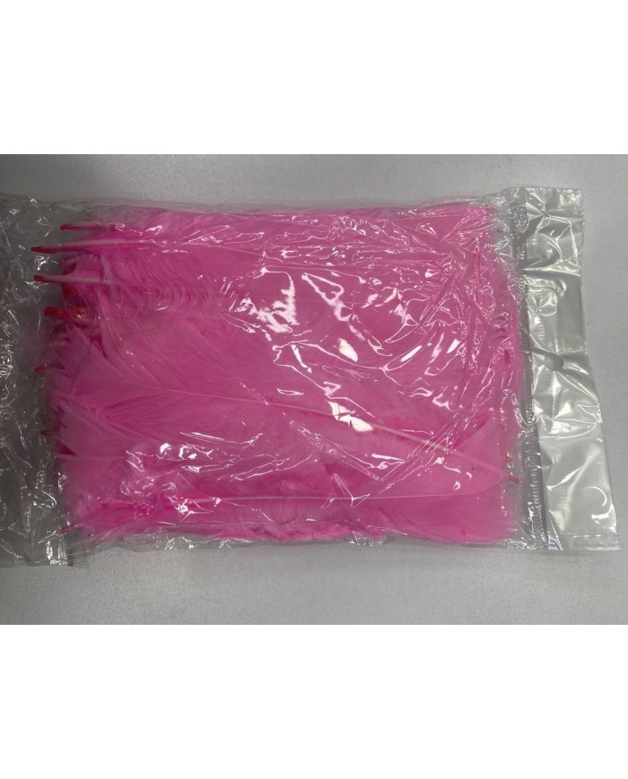 50 Adet - Tek Kaz Tüyü Pembe