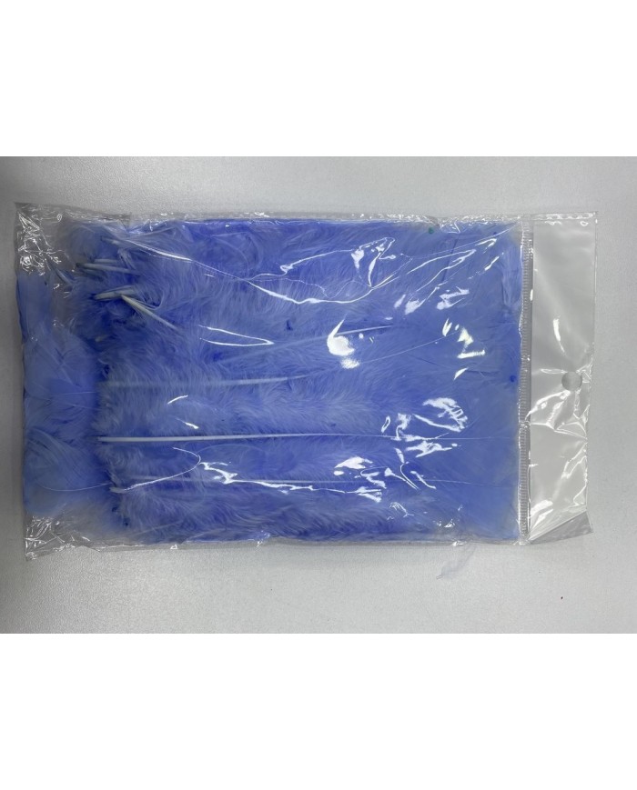 50 Adet - Tek Kaz Tüyü Bebe Mavi