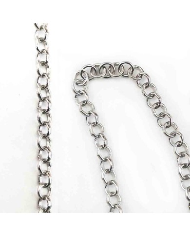 Kolye Zinciri Gümüş Kaplama 3.70mm - 10mt Kolye Zinciri Gümüş Kaplama 3.70mm - 10mt