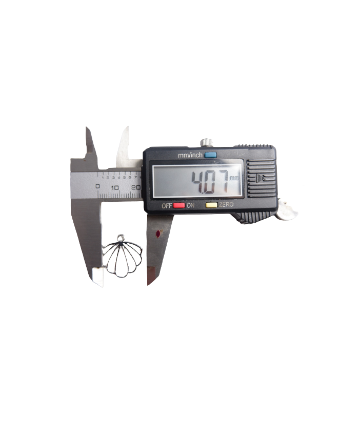 Deniz Kabuğu Model Metal kolye Ucu - gümüş