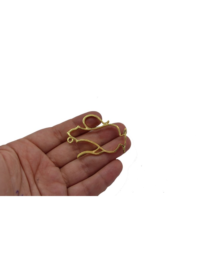 Pirinç Güğüm Kolye Ucu - Bijuteri Takı