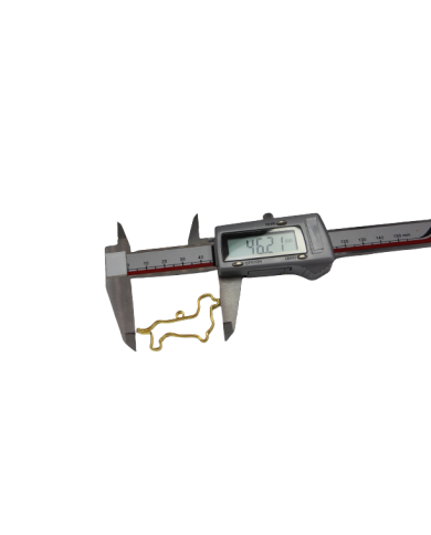 Pirinç Fok Balığı Kolye Ucu - Bijuteri Takı