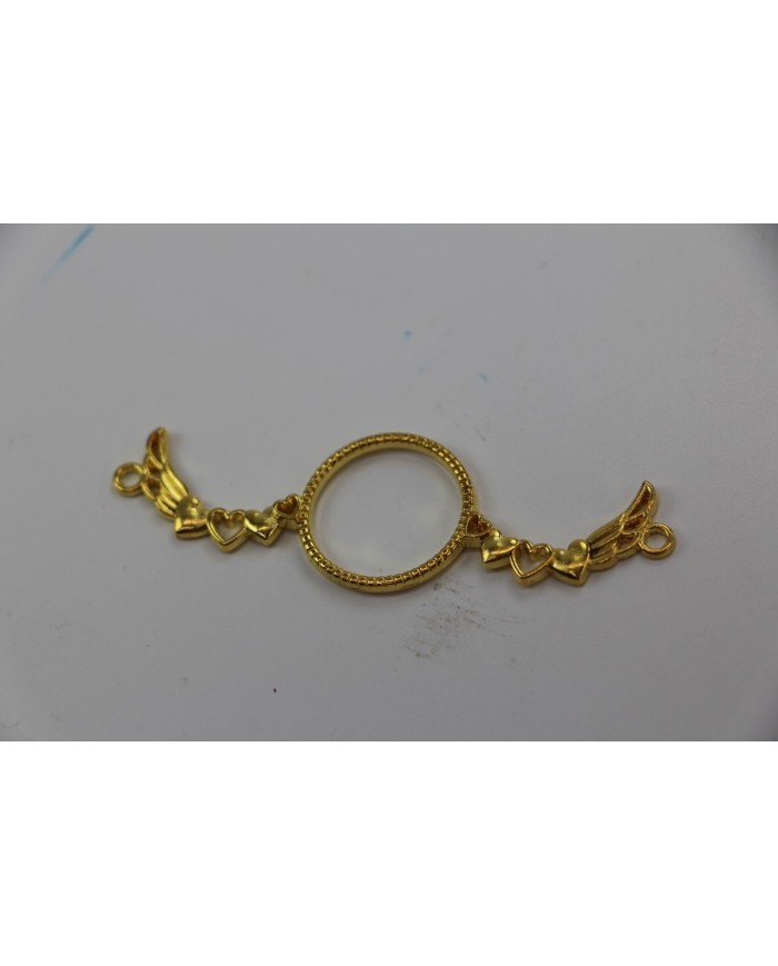 Pirinç Kanat Desenli Kolye Ucu - Bijuteri Takı