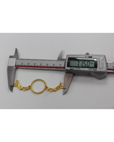 Pirinç Kanat Desenli Kolye Ucu - Bijuteri Takı